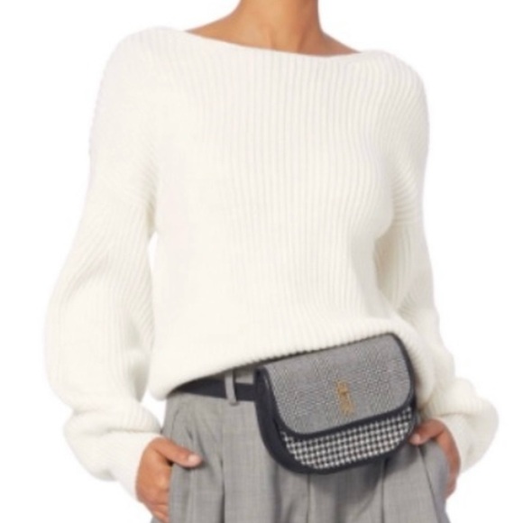 INTERMIX Cream Ribbed Sweater - Picture 2 of 7